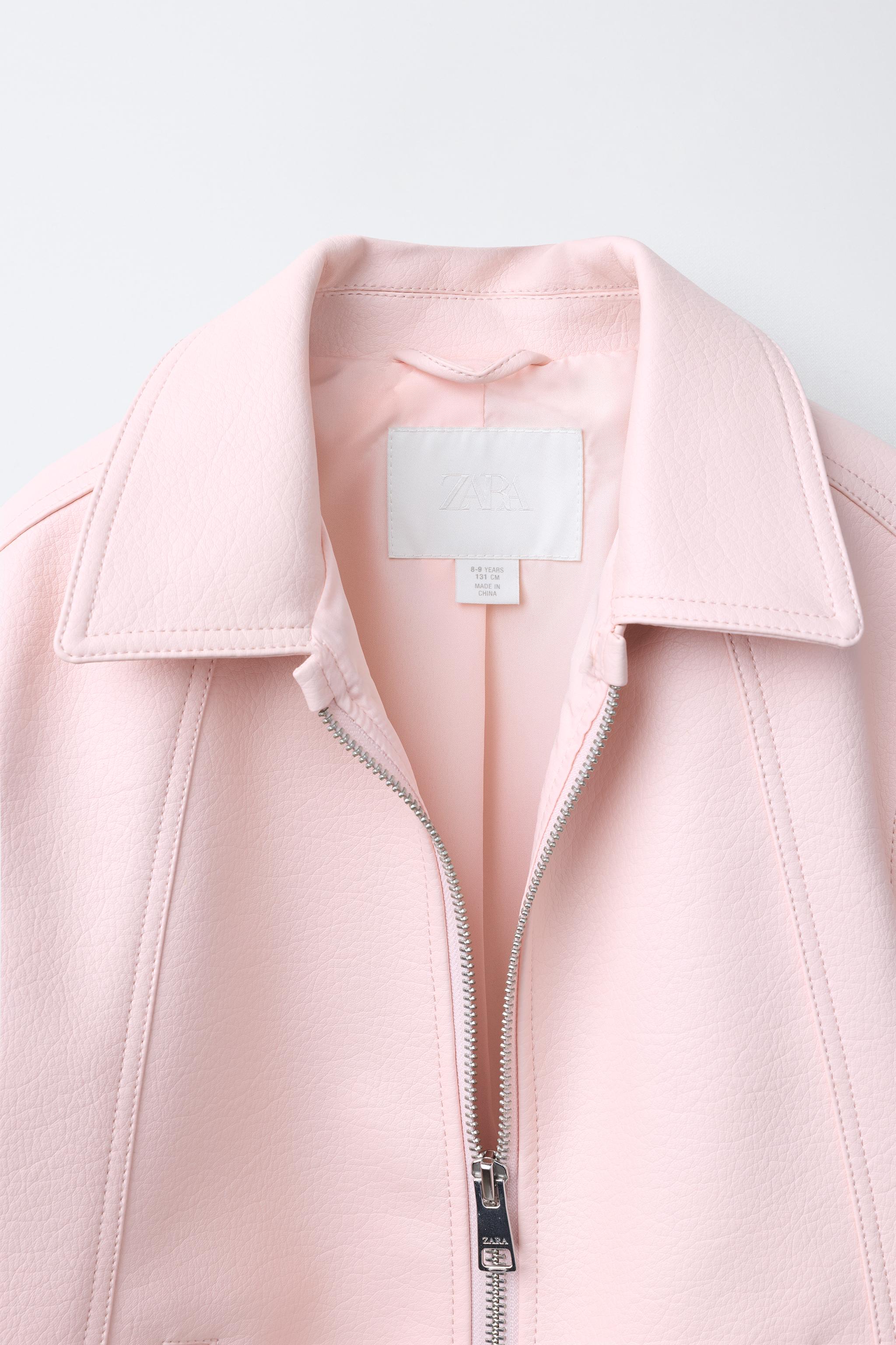BLOUSON BOMBER EFFET MATIÈRE SYNTHÉTIQUE